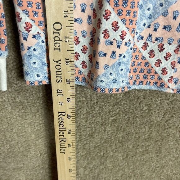Janie & Jack Sleepwear Set Girls Size 8 Multi Floral Patchwork Pajama Top & Pant - Picture 6 of 13